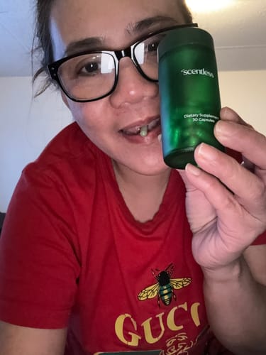 Customer photo review of Scentless Deodorant Supplement