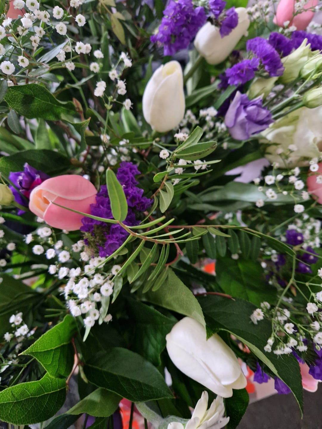 Customer photo review of Tulpen Boeket - Roze (25 stengels)