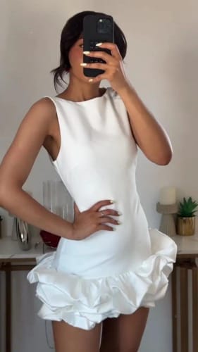 Customer photo review of Bailey Mini Dress