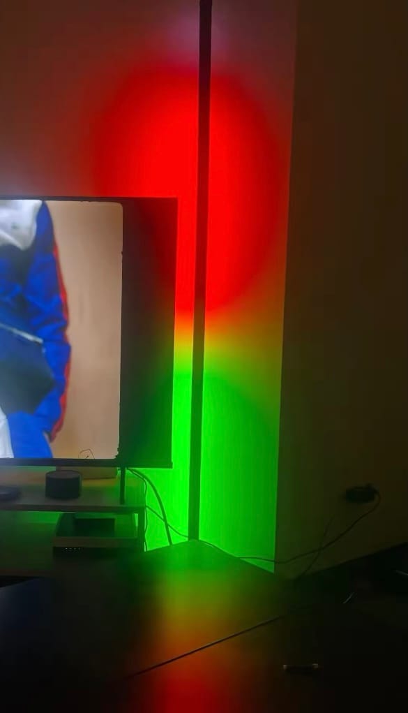 Customer photo review of ARGB Corner Floor Lamp