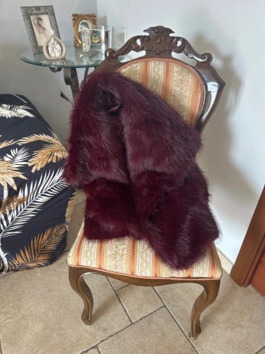 Customer photo review of Jenna Faux Fur Coat