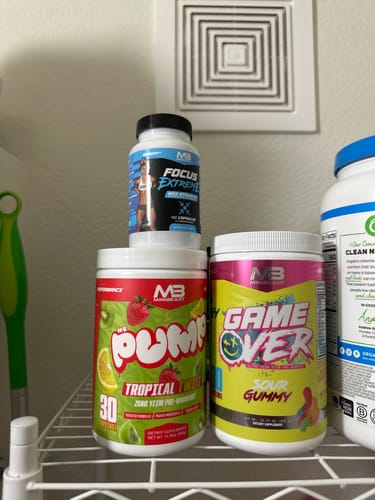 Customer photo review of Insane Pre-Workout Stack
