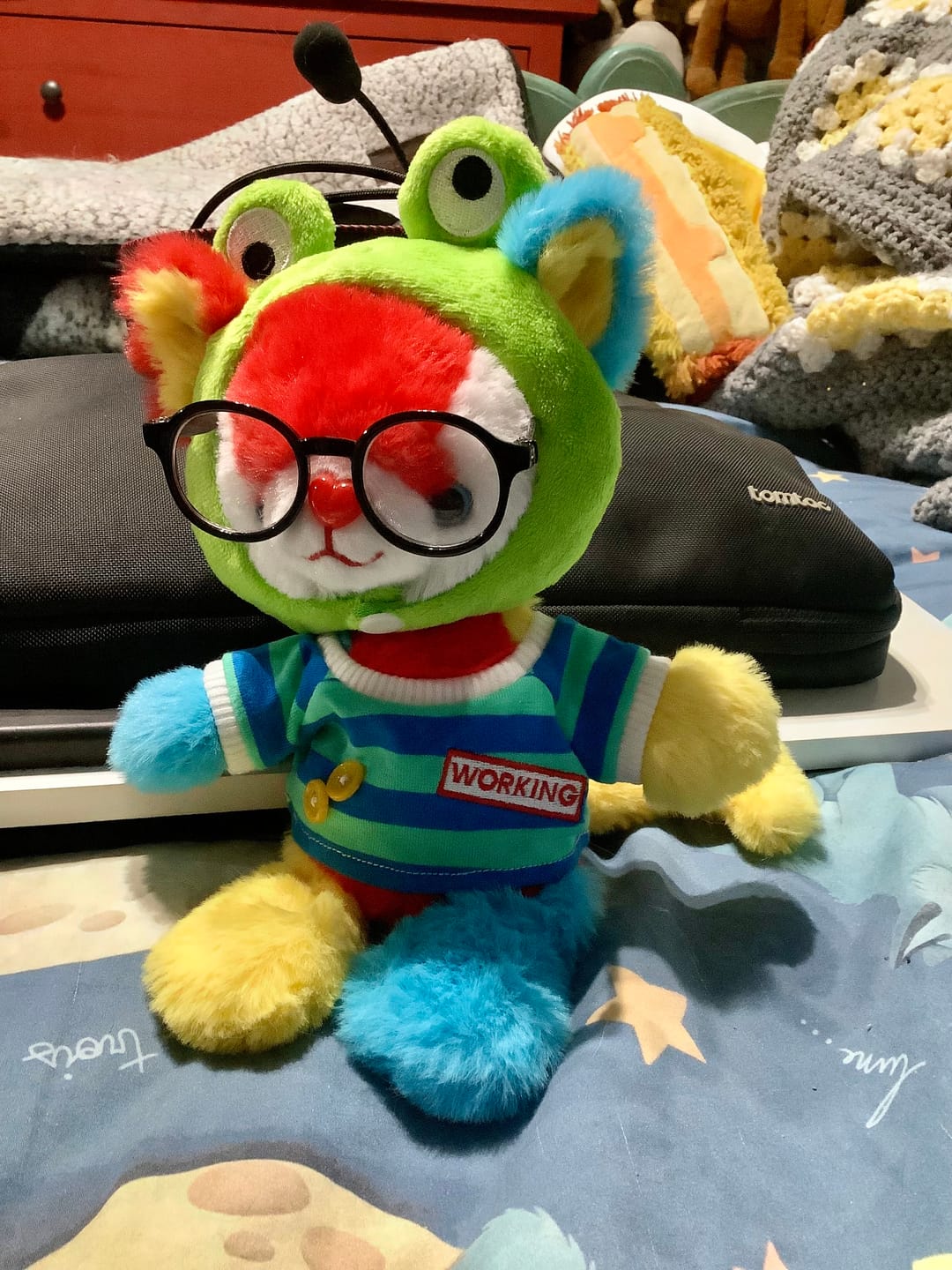 Customer photo review of Frog Hat Costume for Noopy2