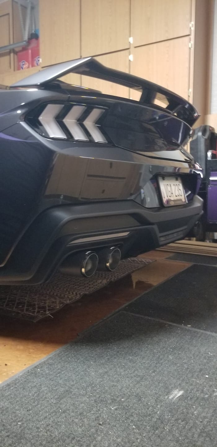 Customer photo review of 2024 + Ford Mustang S650 Euro Style Taillights Amber Turn Signal Sequential