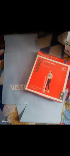 Customer photo review of Active Band (Latex Free) | Physical Resistance Band for Exercise, Workouts, Gym, Stretching, Yoga | Muscles & Joints Strengthener