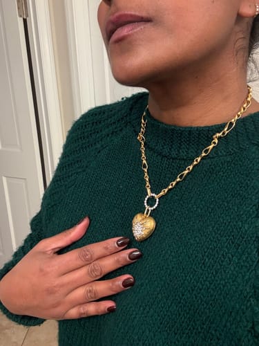 Customer photo review of Heart of Tefiti Necklace