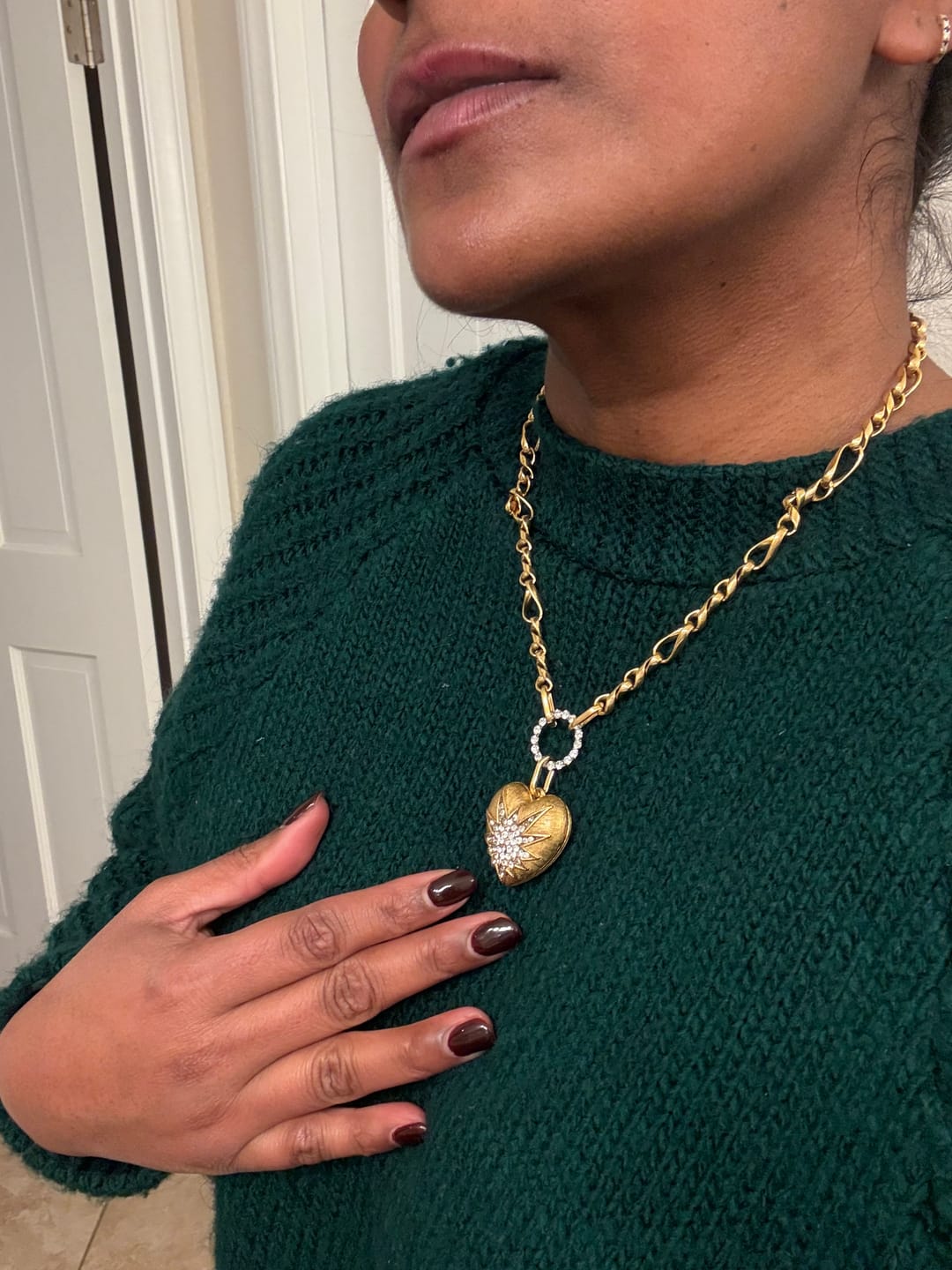 Customer photo review of Heart of Tefiti Necklace