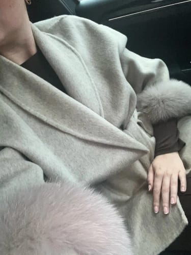 Customer photo review of Grace Faux Fur Coat