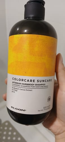 Customer photo review of Shampoo Colorcare Suncare Cactus Elgon