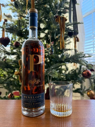 Customer photo review of Penelope Straight Bourbon Whiskey Single Barrel 10 Year