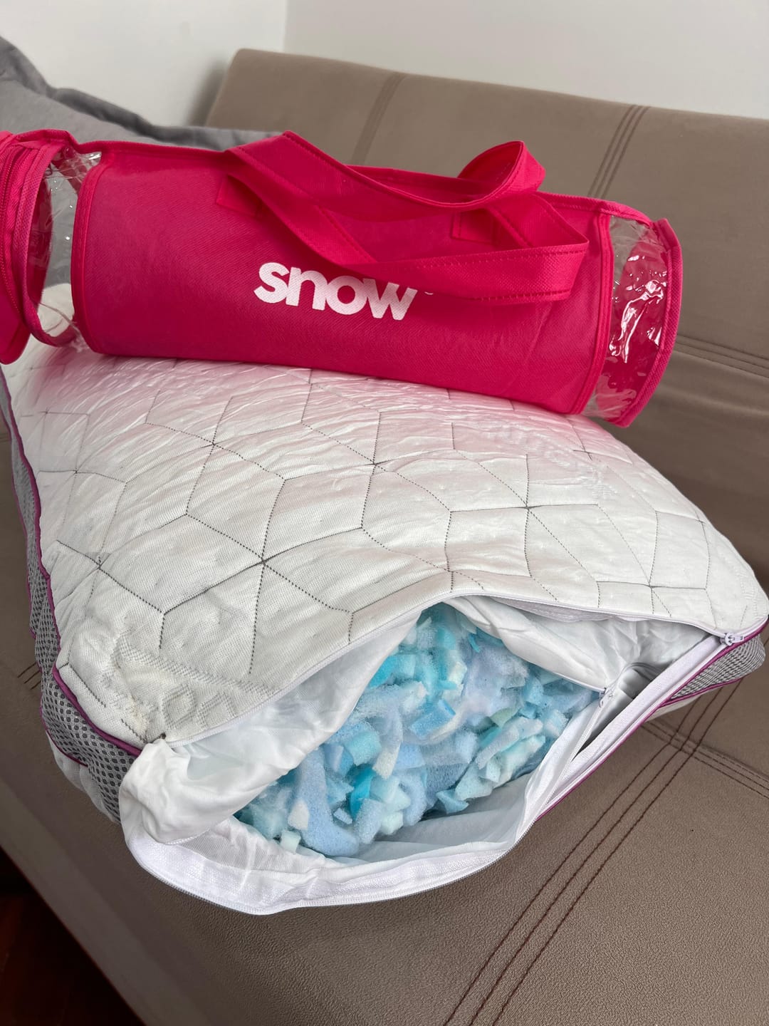 Customer photo review of Adjustable Pillow SnowTouch™