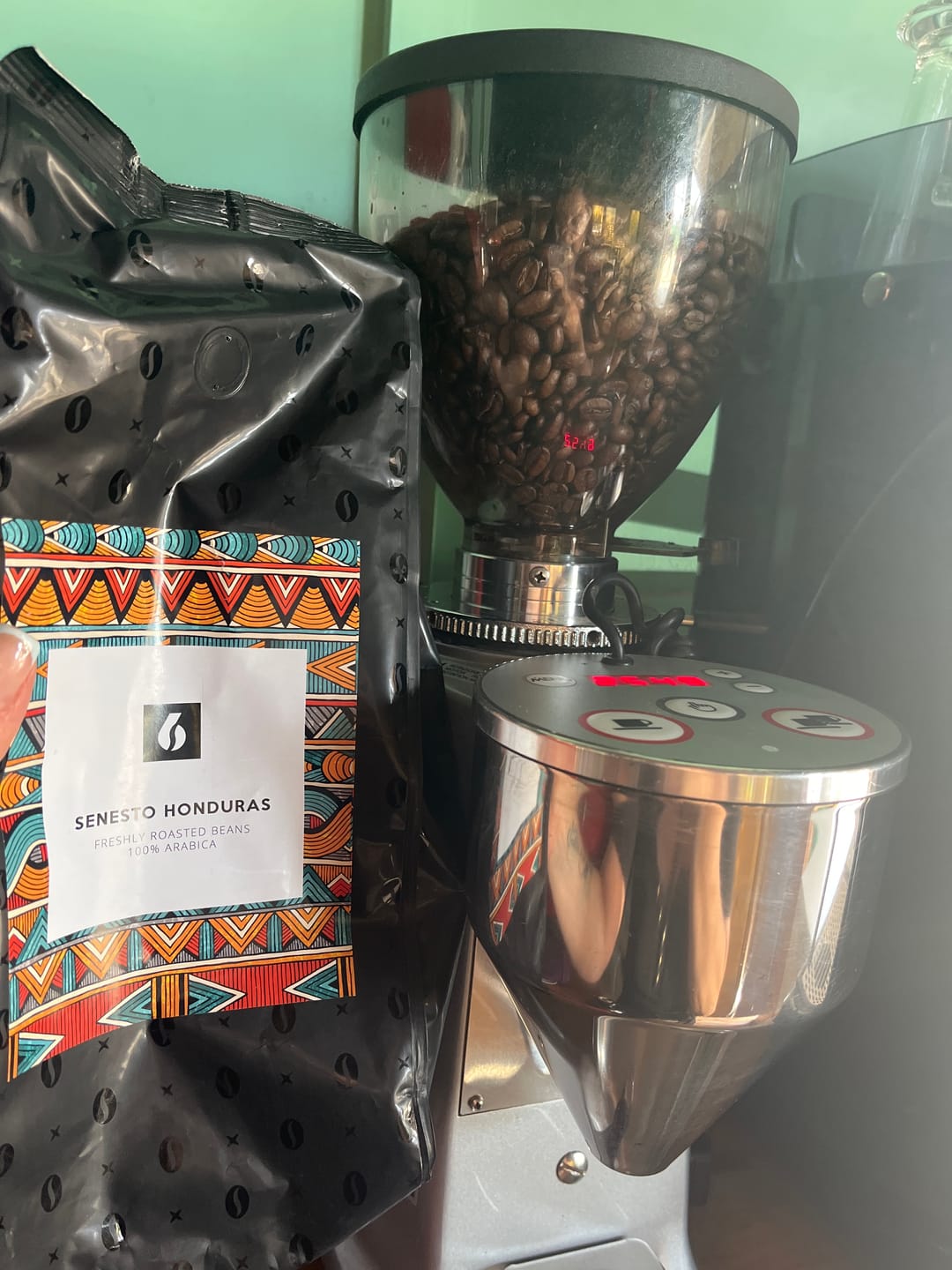 Customer photo review of Café en grano Honduras 1kg