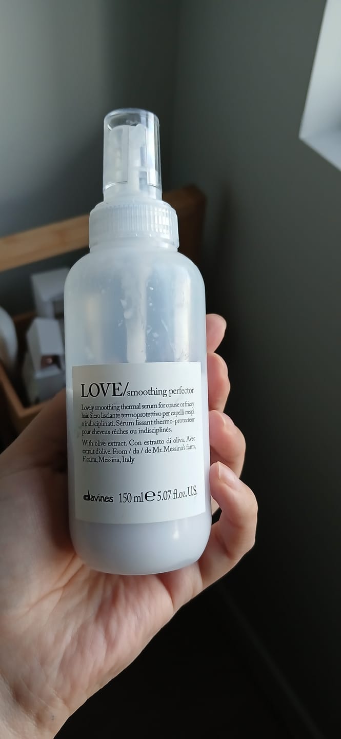 Customer photo review of Sérum Anti-Frizz Love Perfector Davines