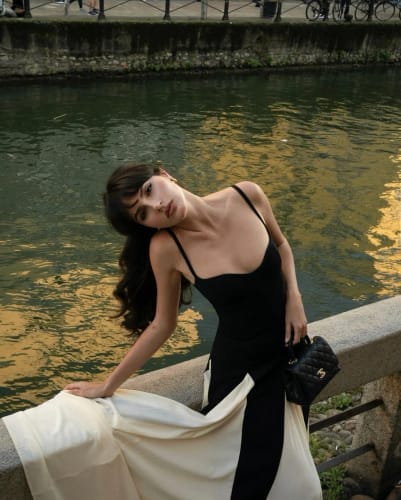 Customer photo review of Paloma maxi dress