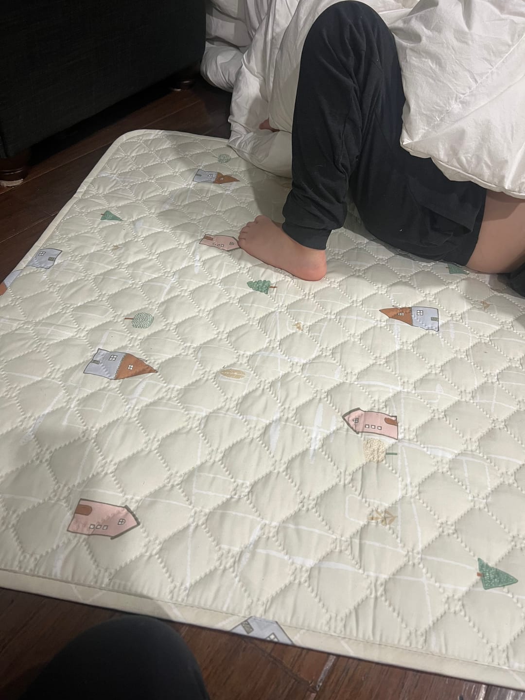 Customer photo review of Heated Mattress Pad