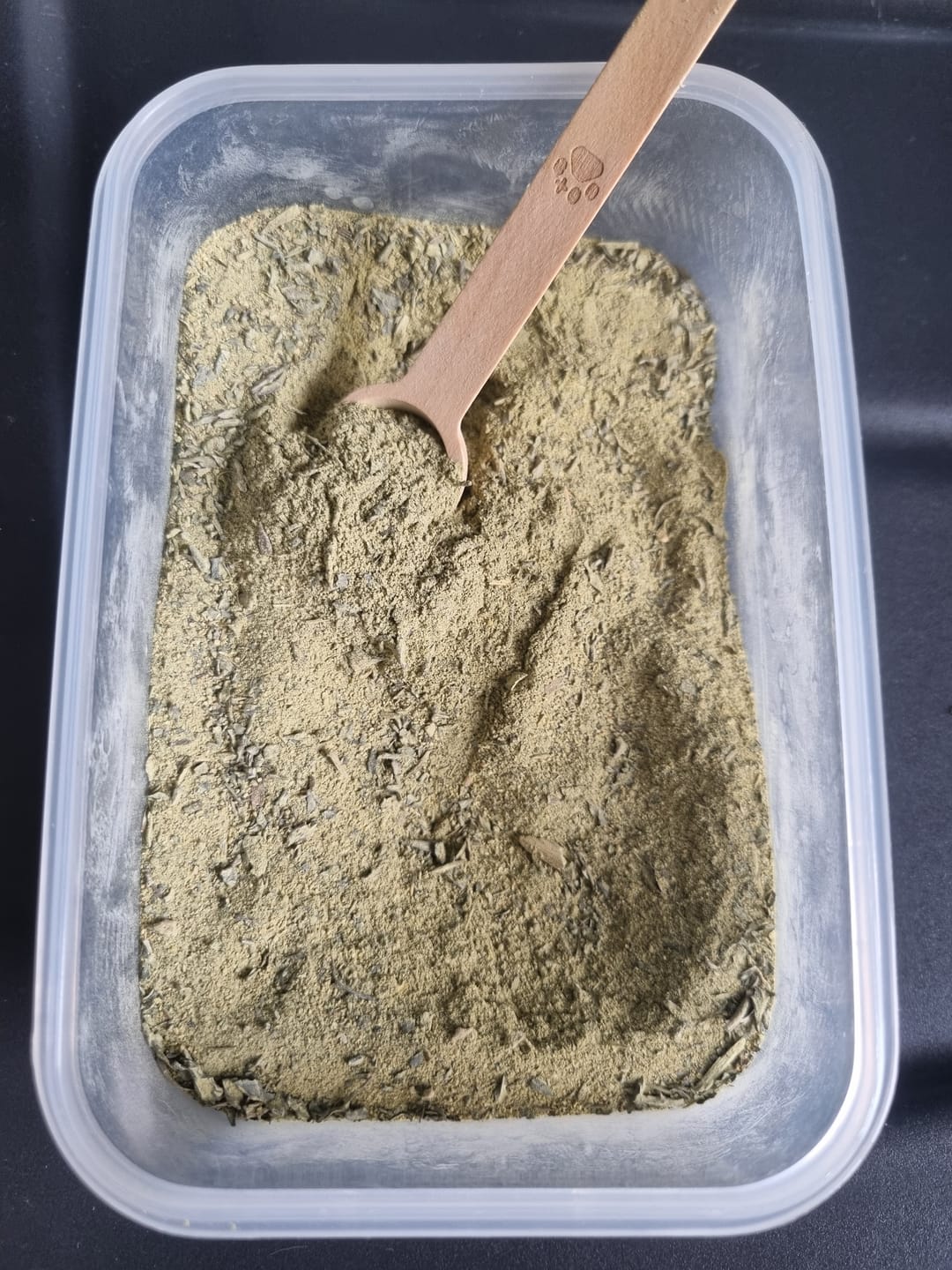 Customer photo review of Messlöffel aus Birkenholz fasst genau 1g noms+ Pulver