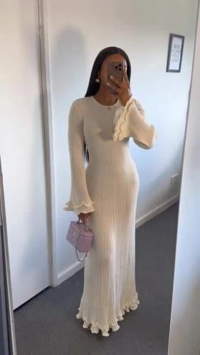 Customer photo review of Marla Maxi Dress