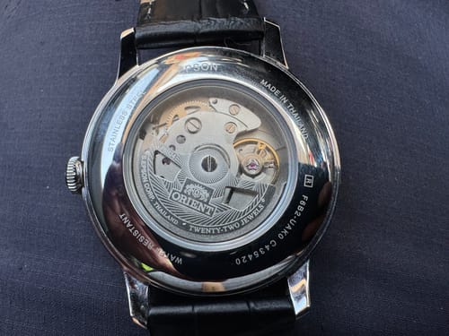 Customer photo review of Reloj Orient Automatic RA-AK0802S30B Bambino 9 42,5 mm