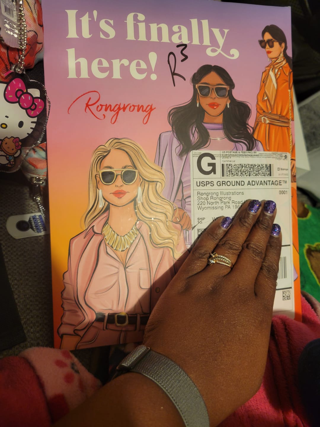 Customer photo review of Black Girl Magic Sticker Book #2