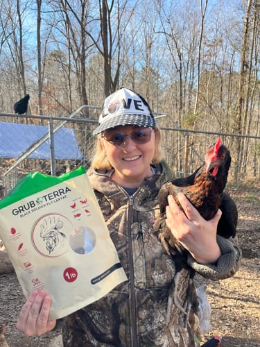 Customer photo review of GrubTerra Dried Larvae Sample