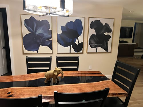 Customer photo review of Bloom Abstract Canvas Art