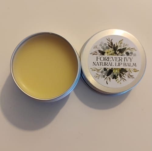 Customer photo review of Organic Vegan Vanilla Lip Balm Base (Natural / Tinted)