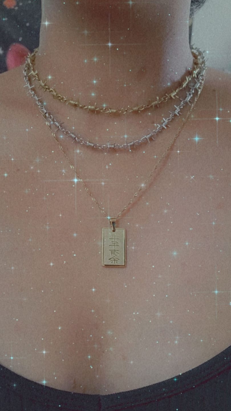 Customer photo review of Abundance Good Luck Charm Necklace