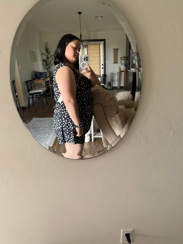 Customer photo review of basil wrap top