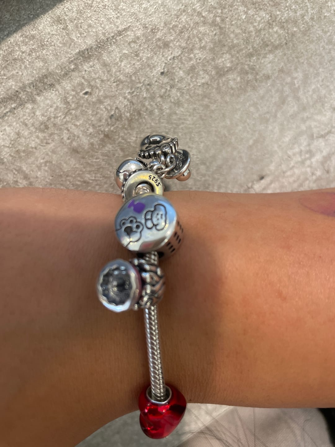 Customer photo review of Pulsera Luna Llena