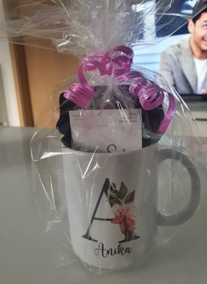 Customer photo review of Tasse - Buchstaben mit Wunschnamen