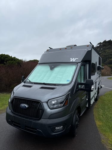 Customer photo review of Transit - Windshield Shade