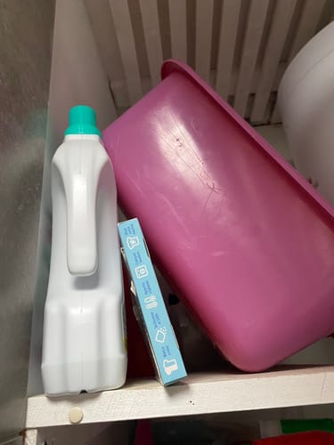 Customer photo review of Eco-Tiras de Detergente 40 lavados Natulim