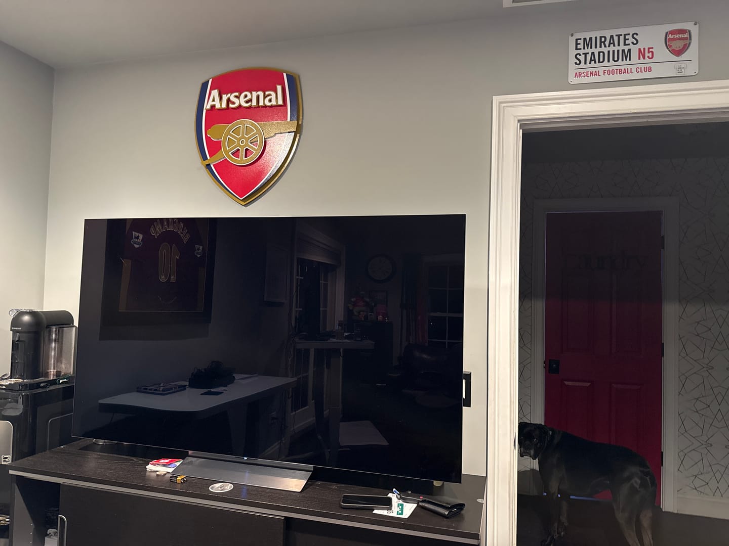Customer photo review of Arsenal FC 3D Vintage Metal Wall Art