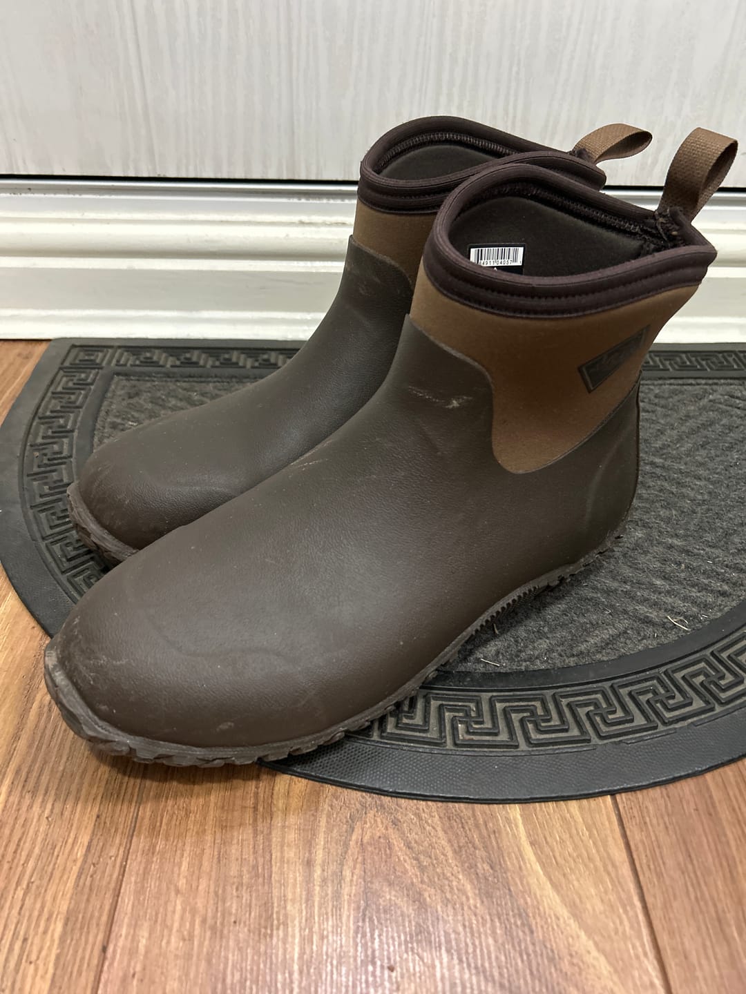 Customer photo review of Men's Muck Boots Muckster II Ankle All Purpose Lightweight shoe