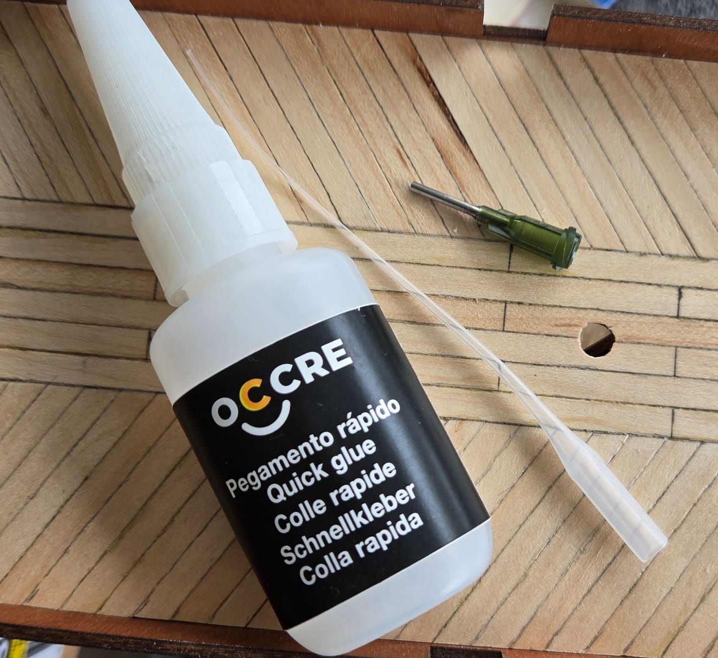 Customer photo review of InstaFix© 20ml - Pegamento de secado rápido (Cianocrilato)