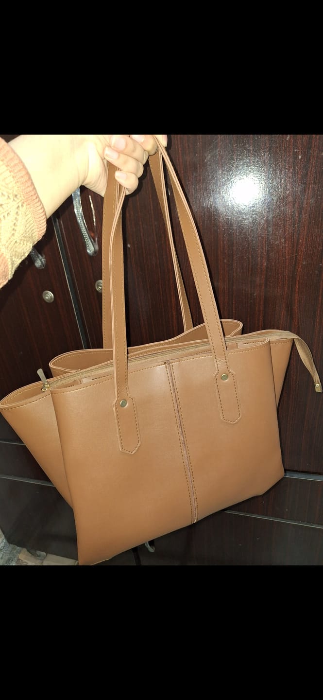 Customer photo review of Eugene Tote Espresso