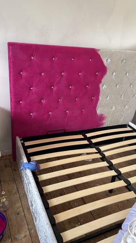 Customer photo review of Fabric Paint -- Raspberry