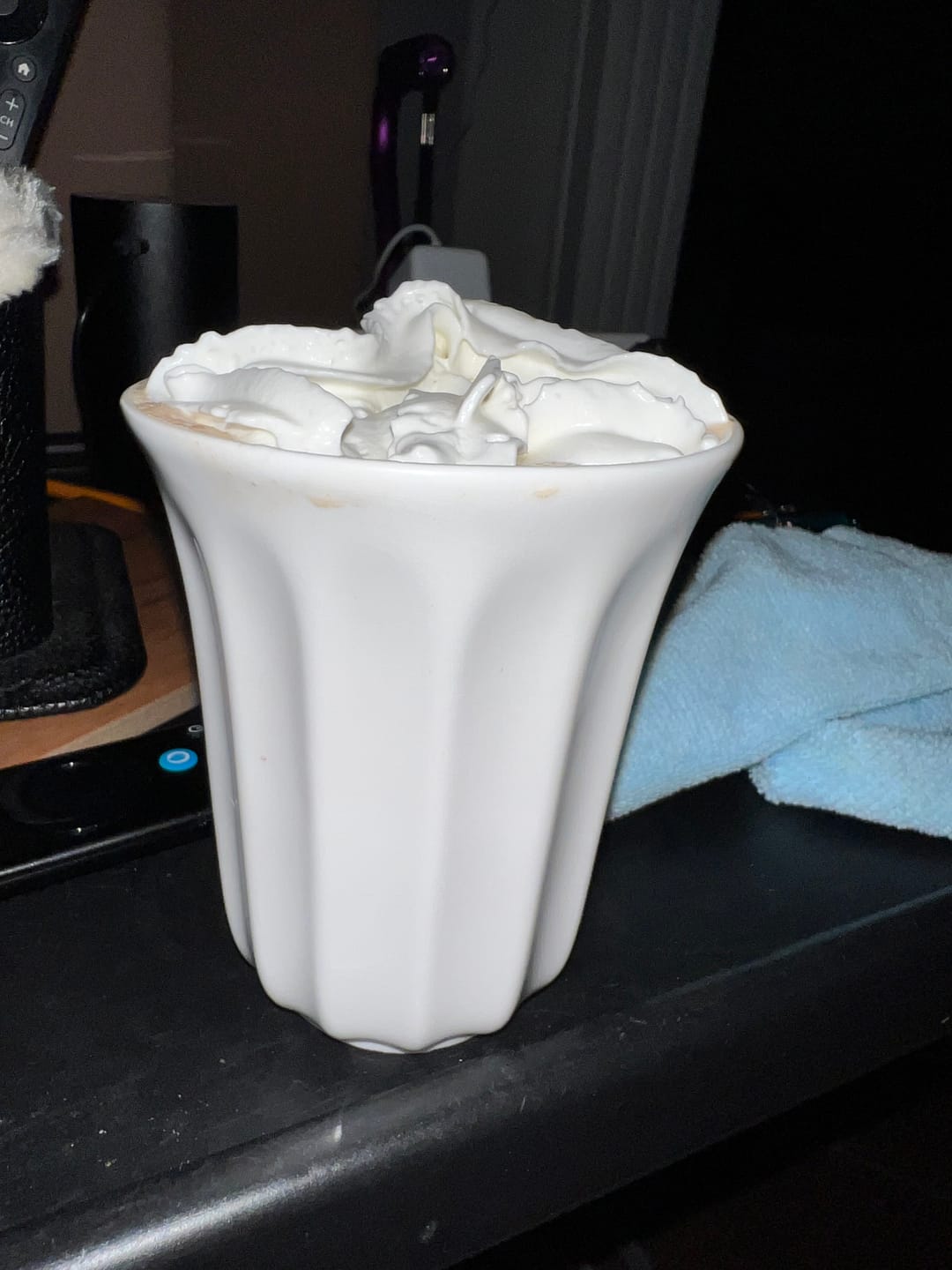 Customer photo review of Vanilla White Hot Chocolate Flakes