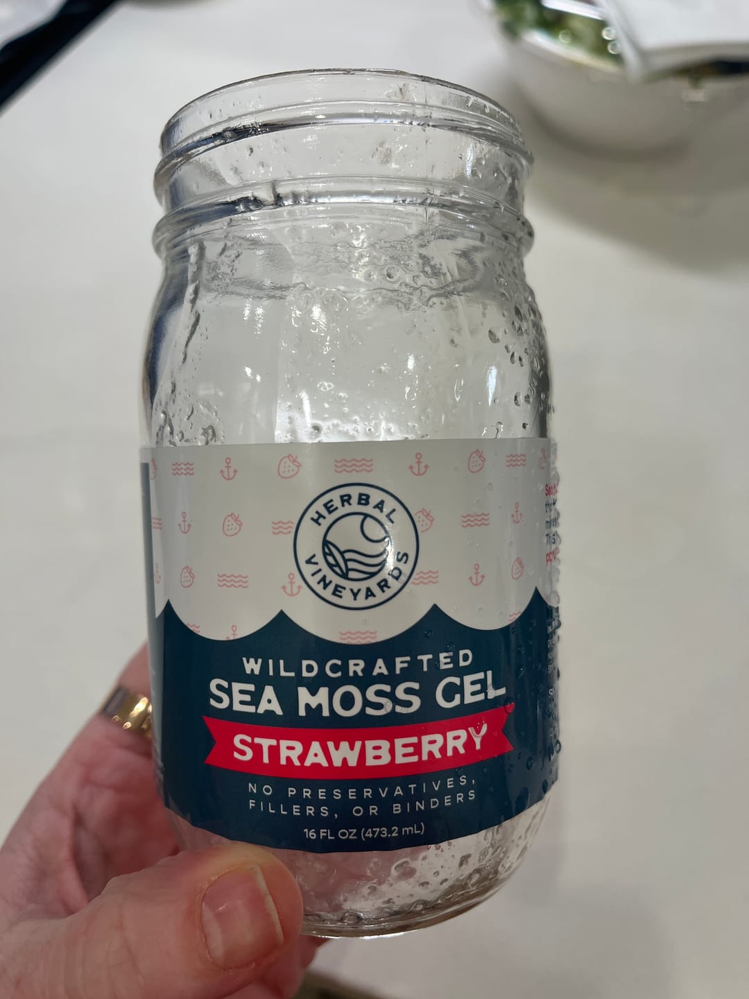 Customer photo review of Flavored Sea Moss Gel Trio Bundle