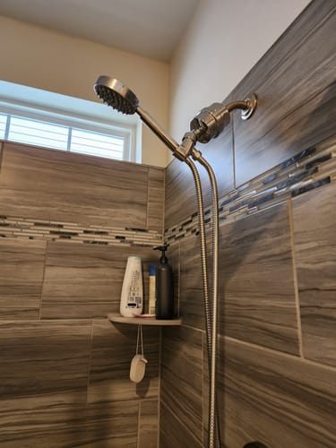 Customer photo review of 1-Spray Handheld Shower Head Set