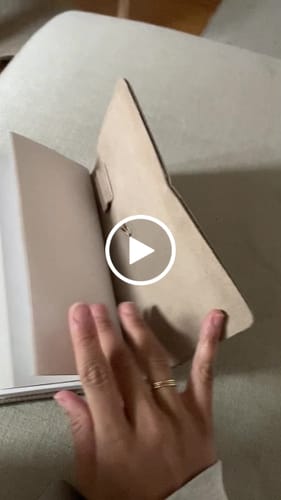 Customer video review of Suede Journal W/ Organic Cotton Paper Small: Taupe