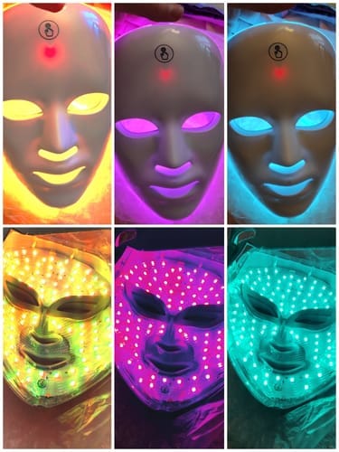 Customer photo review of LED Light Therapy Face Mask | Anti Ageing Mask
