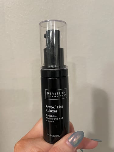 Customer photo review of Revision Skincare Revox Line Relaxer
