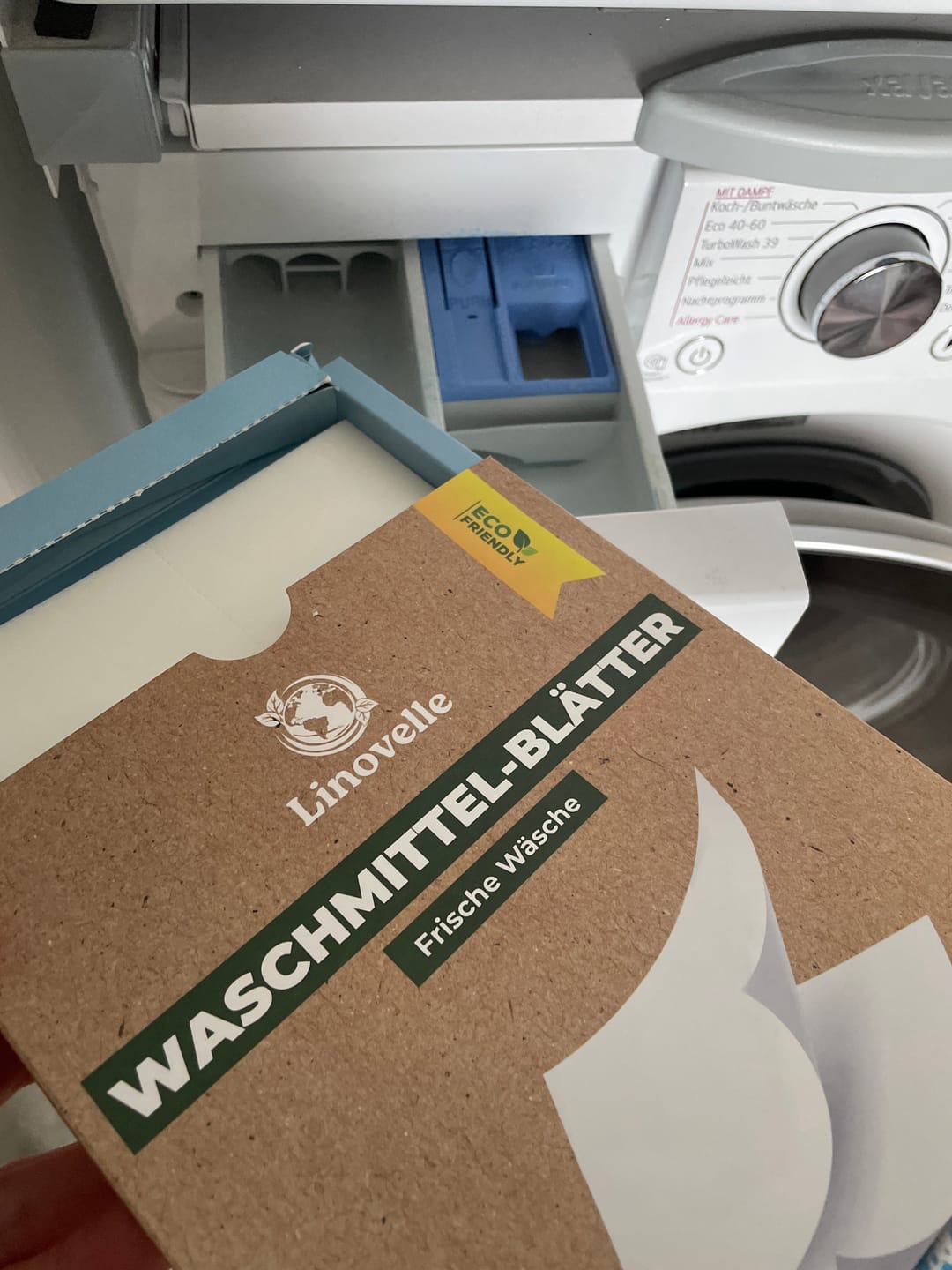 Customer photo review of Waschmittelblätter + 50 Extra GRATIS Wäschen