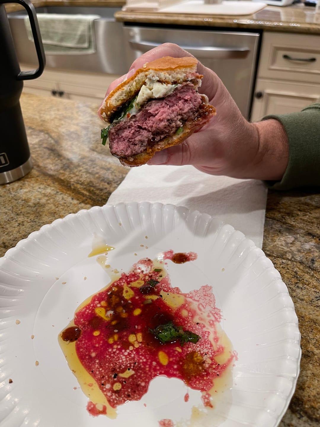Customer photo review of Grass-Fed Brisket Burger Box (LIMITED STOCK ITEM)