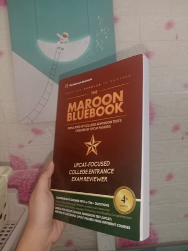 Customer photo review of The Maroon Bluebook - ULTIMATE Updated UPCAT 2026 Reviewer