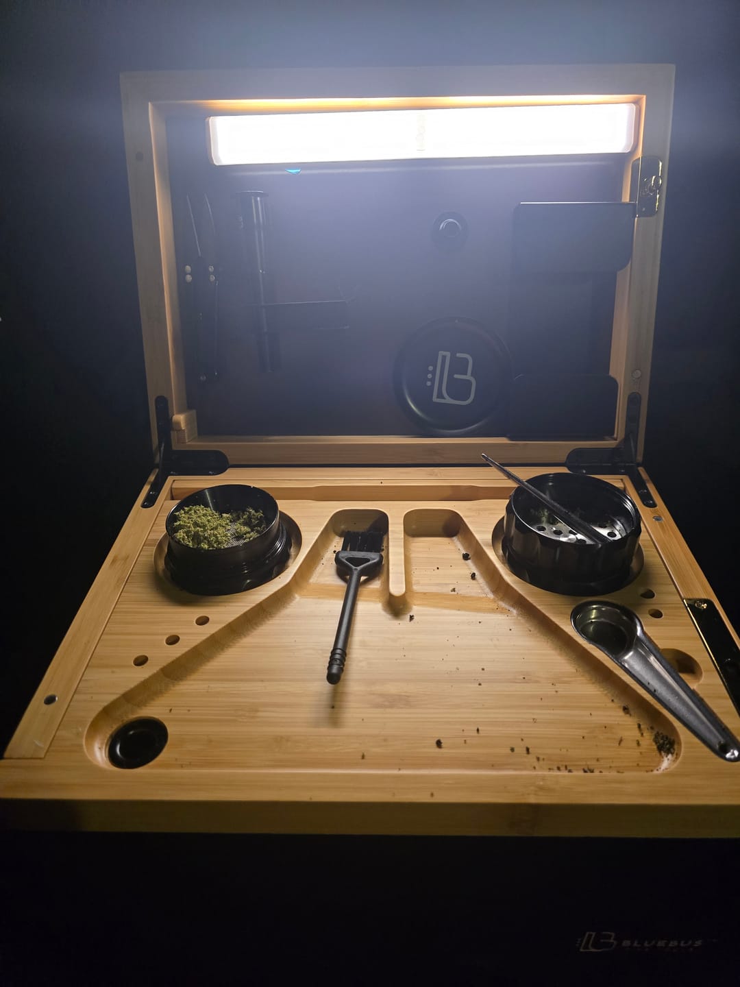 Customer photo review of DISCOVERY 2.0 Storage Stash Box with Fingerprint Lock (Natural)