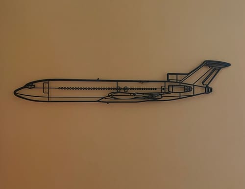 Customer photo review of 727 Silhouette Metal Wall Art