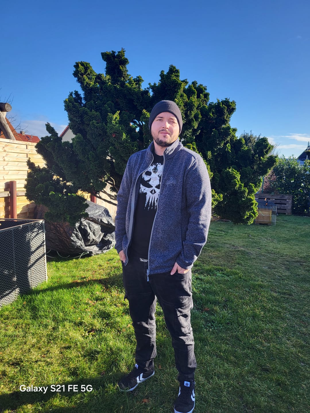 Customer photo review of HOLZBRÜDER® Logo - Strickfleece Jacke (Stick) Unisex