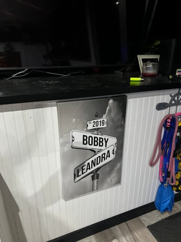 Customer photo review of COUPLES DATE OF LOVE by Cstm Canvas